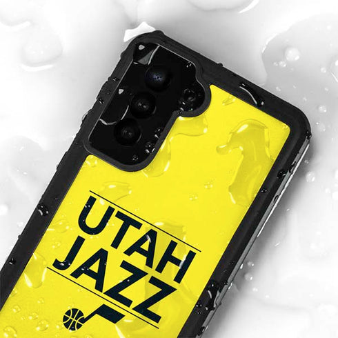 NBA Utah Jazz Standard - Yellow Galaxy S24 Plus Waterproof Case