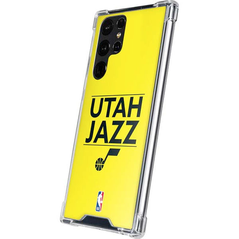 NBA Utah Jazz Standard - Yellow Galaxy S24 Ultra Clear Case