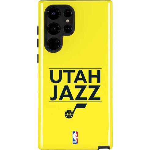 NBA Utah Jazz Standard - Yellow Galaxy Cases