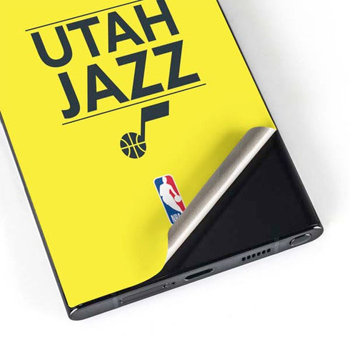 NBA Utah Jazz Standard - Yellow Galaxy S24 Ultra Skin