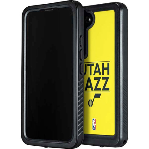 NBA Utah Jazz Standard - Yellow Galaxy S24 Waterproof Case