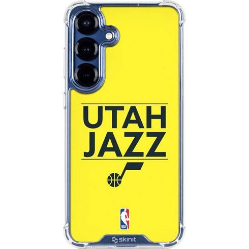 NBA Utah Jazz Standard - Yellow Galaxy S25 Plus Clear Case
