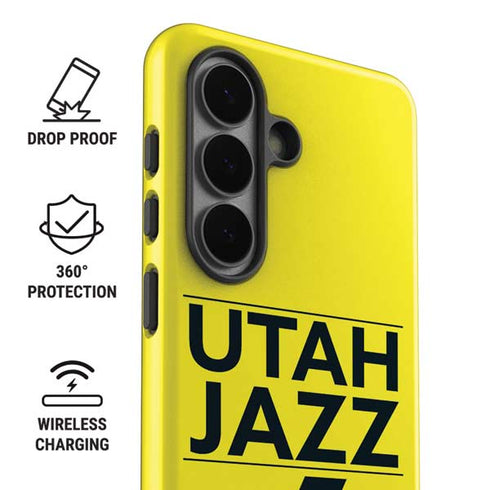 NBA Utah Jazz Standard - Yellow Galaxy S26 Plus Impact Case