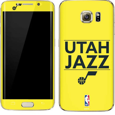 NBA Utah Jazz Standard - Yellow Galaxy S7 Edge Skin