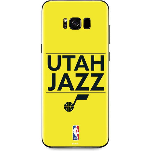 NBA Utah Jazz Standard - Yellow Galaxy S8 Skin