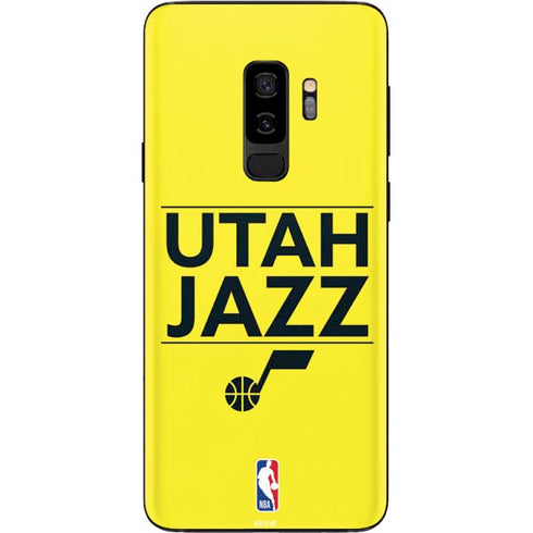 NBA Utah Jazz Standard - Yellow Galaxy S9 Plus Skin