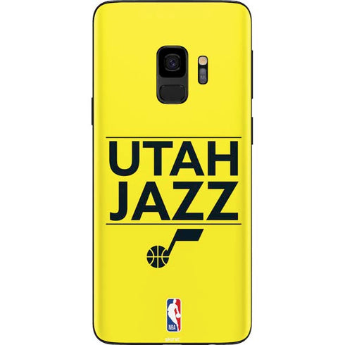 NBA Utah Jazz Standard - Yellow Galaxy S9 Skin