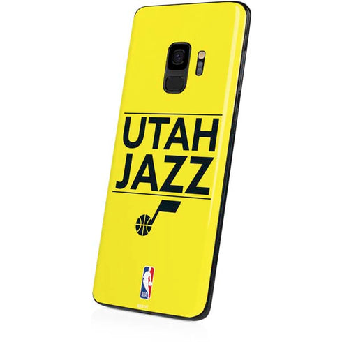 NBA Utah Jazz Standard - Yellow Galaxy S9 Skin