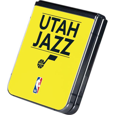 NBA Utah Jazz Standard - Yellow Galaxy Z Flip5 5G Skin