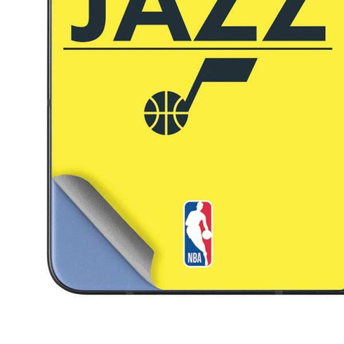 NBA Utah Jazz Standard - Yellow Galaxy Z Fold5 5G Skin