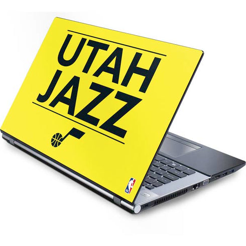 NBA Utah Jazz Standard - Yellow Generic Laptop Skin