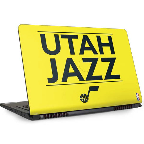 NBA Utah Jazz Standard - Yellow Dell Inspiron Skin