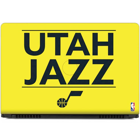 NBA Utah Jazz Standard - Yellow Dell Inspiron Skin