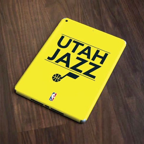 NBA Utah Jazz Standard - Yellow Apple iPad Skin