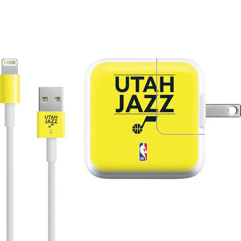 NBA Utah Jazz Standard - Yellow iPad Charger (10W USB) Skin
