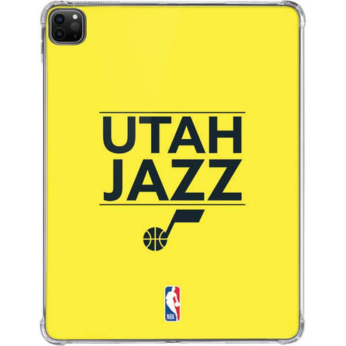 NBA Utah Jazz Standard - Yellow iPad Pro 11in (2024) Clear Case