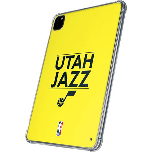 NBA Utah Jazz Standard - Yellow iPad Pro 11in (2024) Clear Case