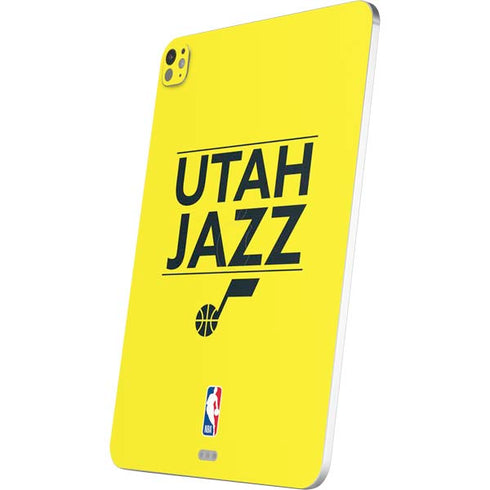 NBA Utah Jazz Standard - Yellow iPad Pro 13in M4 (2024) Skin