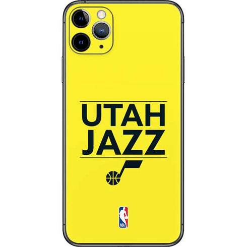 NBA Utah Jazz Standard - Yellow iPhone 11 Pro Max Skin