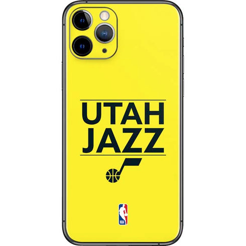 NBA Utah Jazz Standard - Yellow iPhone 11 Pro Skin