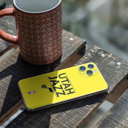 NBA Utah Jazz Standard - Yellow iPhone 11 Pro Skin