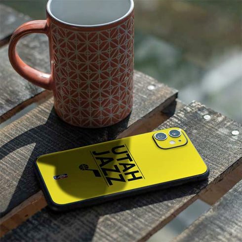 NBA Utah Jazz Standard - Yellow iPhone 11 Skin