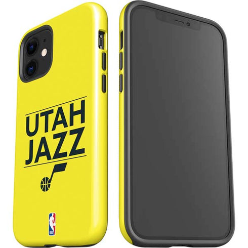 NBA Utah Jazz Standard - Yellow iPhone 12 Impact Case