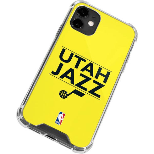 NBA Utah Jazz Standard - Yellow iPhone 12 Mini Clear Case