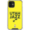 NBA Utah Jazz Standard - Yellow iPhone 12 Mini Clear Case