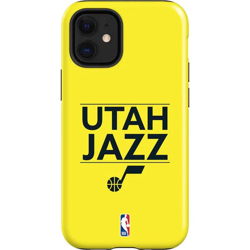 NBA Utah Jazz Standard - Yellow iPhone 12 Mini Impact Case