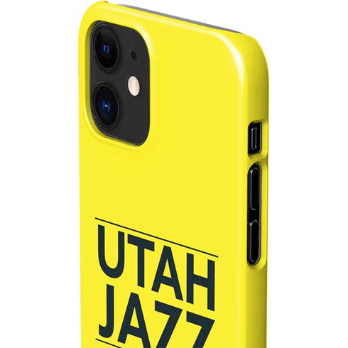NBA Utah Jazz Standard - Yellow iPhone 12 Mini Lite Case