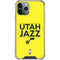 NBA Utah Jazz Standard - Yellow iPhone 12 Pro Clear Case