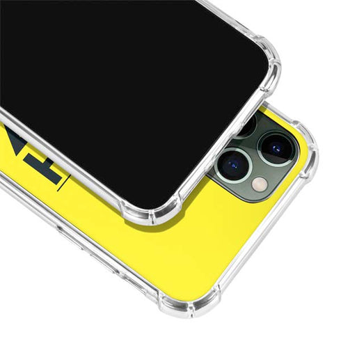 NBA Utah Jazz Standard - Yellow iPhone 12 Pro Clear Case
