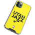 NBA Utah Jazz Standard - Yellow iPhone 12 Pro Clear Case