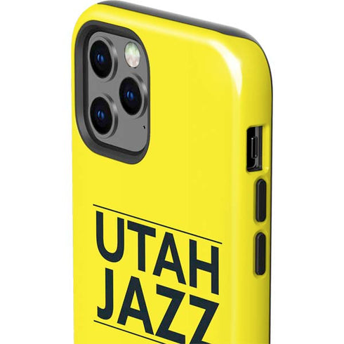 NBA Utah Jazz Standard - Yellow iPhone 12 Pro Impact Case