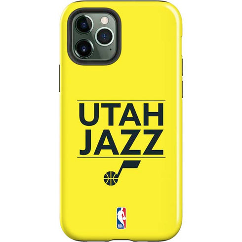 NBA Utah Jazz Standard - Yellow iPhone 12 Pro Impact Case