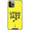 NBA Utah Jazz Standard - Yellow iPhone 12 Pro Max Clear Case