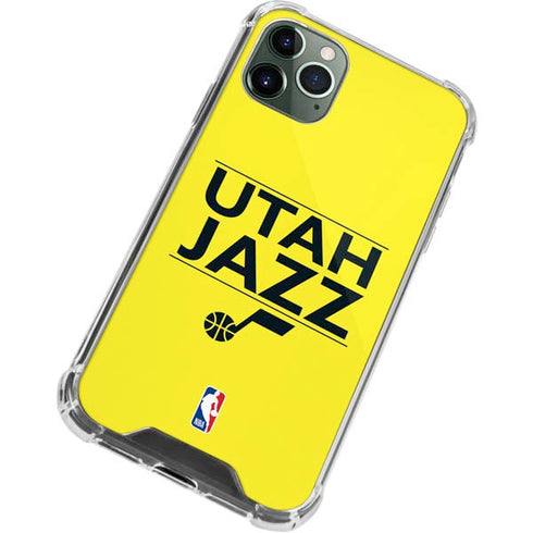 NBA Utah Jazz Standard - Yellow iPhone 12 Pro Max Clear Case