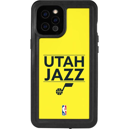 NBA Utah Jazz Standard - Yellow iPhone 12 Pro Max Waterproof Case