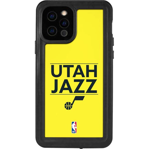 NBA Utah Jazz Standard - Yellow iPhone 12 Pro Waterproof Case