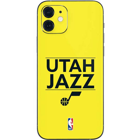 NBA Utah Jazz Standard - Yellow iPhone 12 Skin
