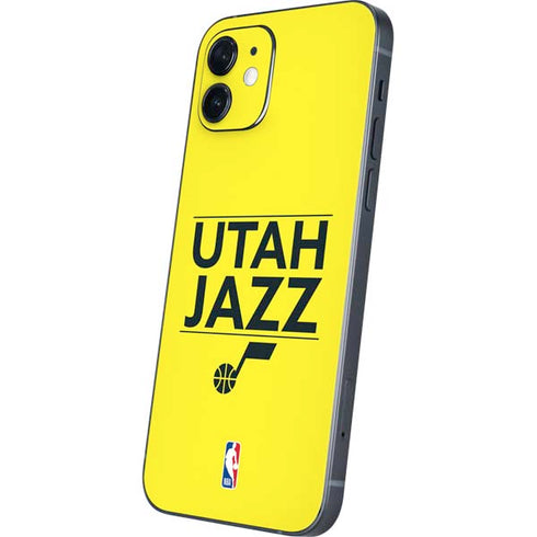 NBA Utah Jazz Standard - Yellow iPhone 12 Skin
