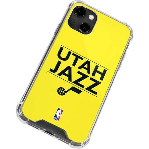 NBA Utah Jazz Standard - Yellow iPhone 13 Clear Case