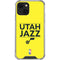 NBA Utah Jazz Standard - Yellow iPhone 13 Mini Clear Case