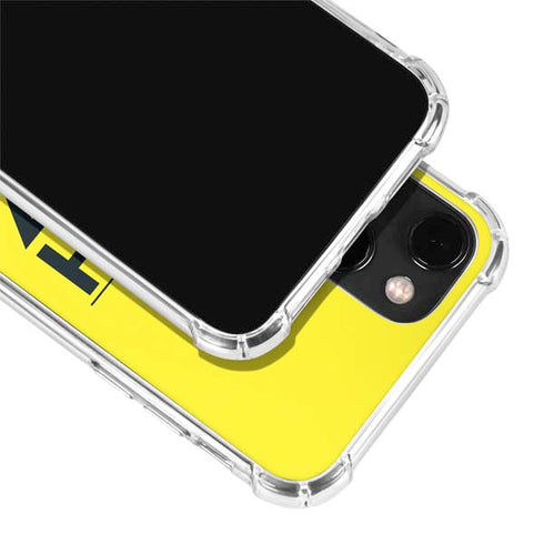 NBA Utah Jazz Standard - Yellow iPhone 13 Mini Clear Case