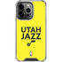 NBA Utah Jazz Standard - Yellow iPhone 13 Pro Clear Case