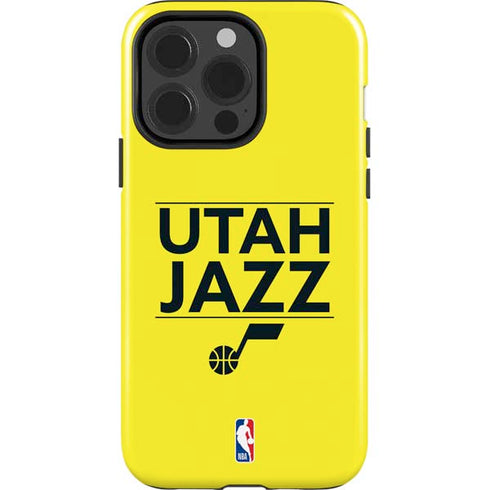 NBA Utah Jazz Standard - Yellow iPhone 13 Pro Impact Case