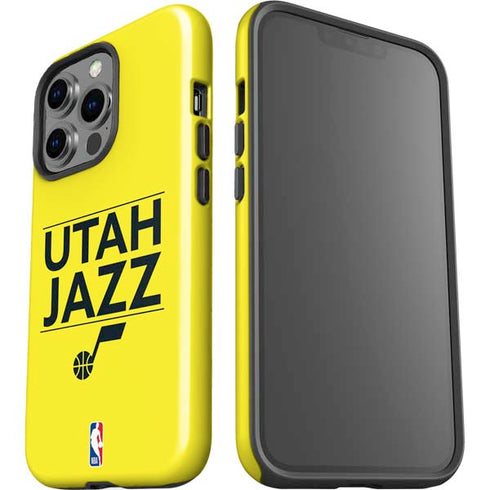 NBA Utah Jazz Standard - Yellow iPhone 13 Pro Impact Case
