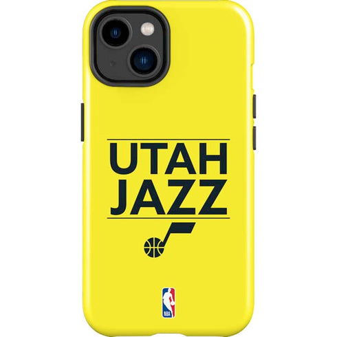 NBA Utah Jazz Standard - Yellow iPhone 14 Plus Impact Case
