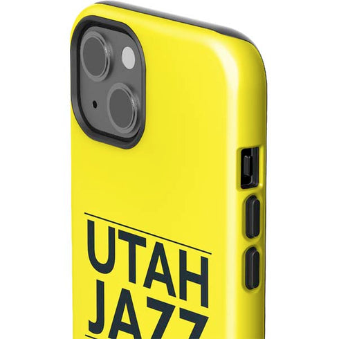 NBA Utah Jazz Standard - Yellow iPhone 14 Plus Impact Case